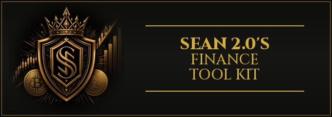 Finance Tool Kit banner: gold crest on black with the title in gold capitals